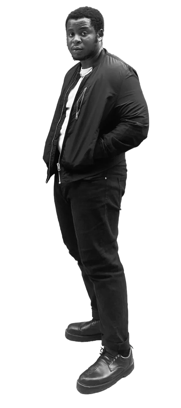 Samuel in a black jacket